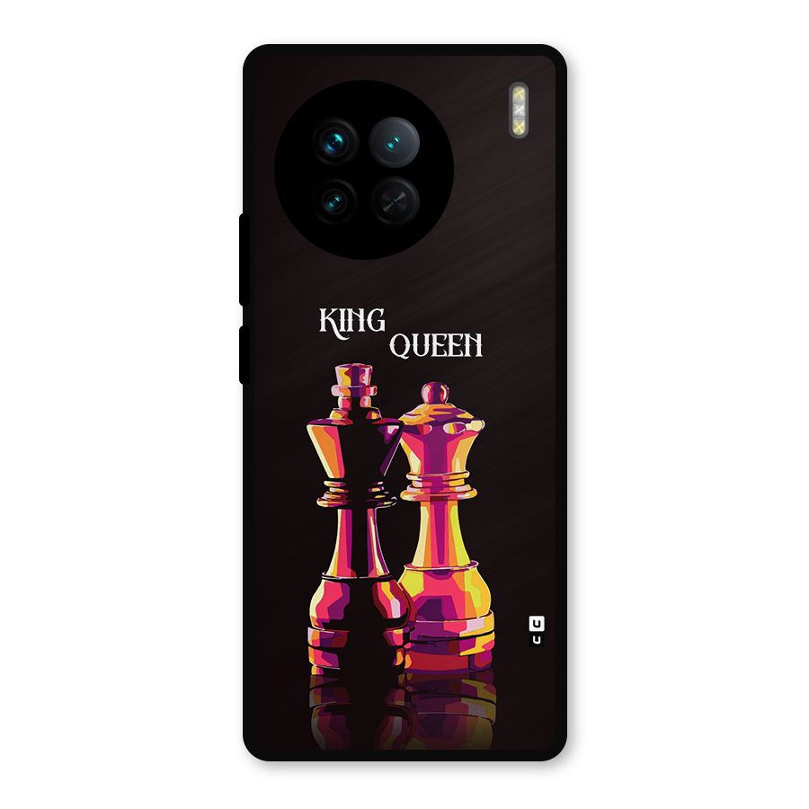 King Queen Metal Back Case for Vivo X90