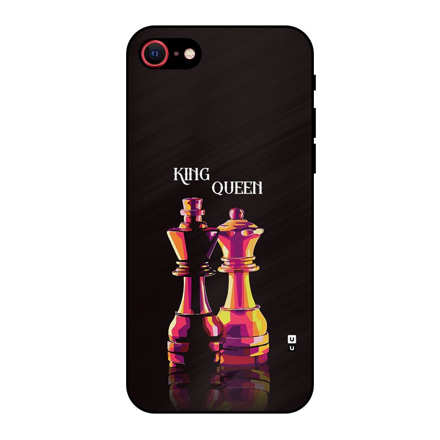 King Queen Metal Back Case for iPhone 7
