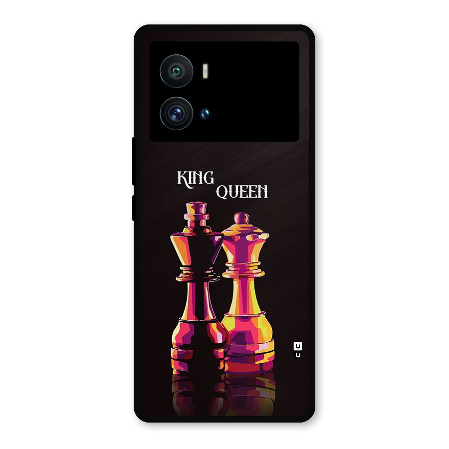 King Queen Metal Back Case for iQOO 9 Pro