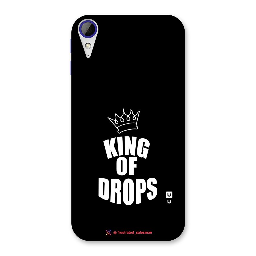 King of Drops Black Back Case for Desire 830