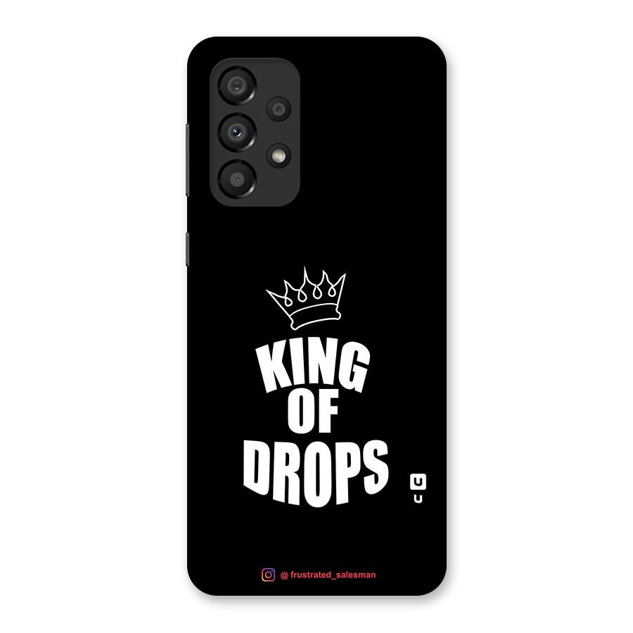 King of Drops Black Back Case for Galaxy A33 5G