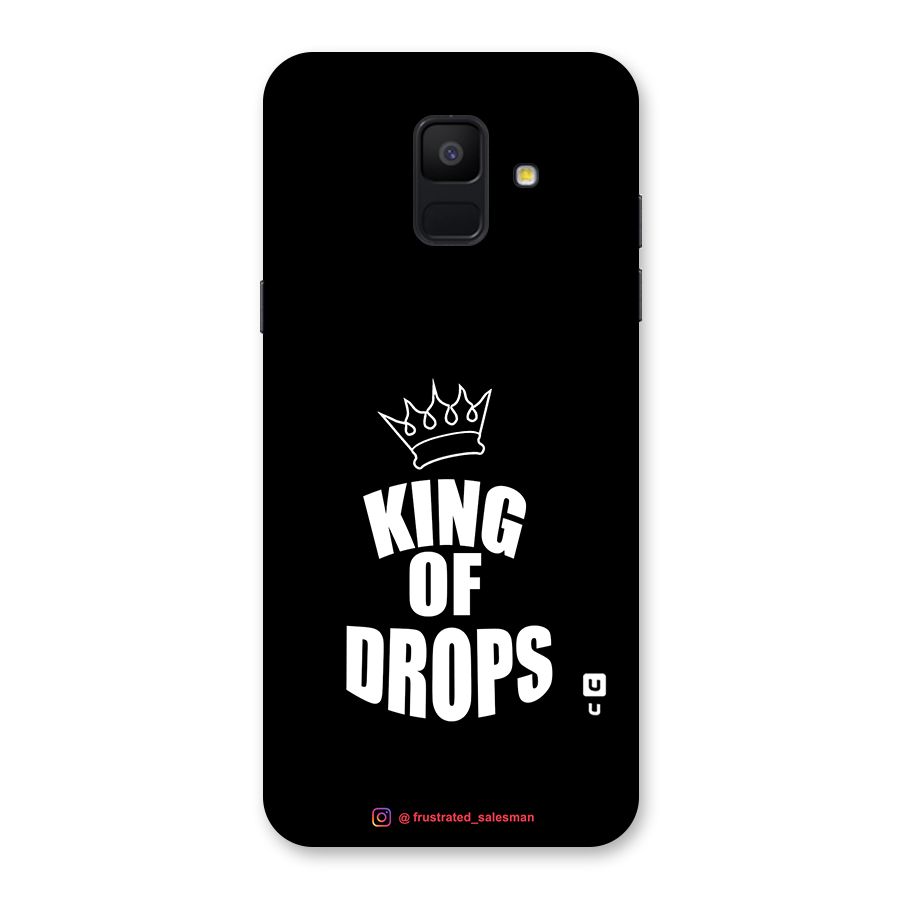 King of Drops Black Back Case for Galaxy A6 (2018)
