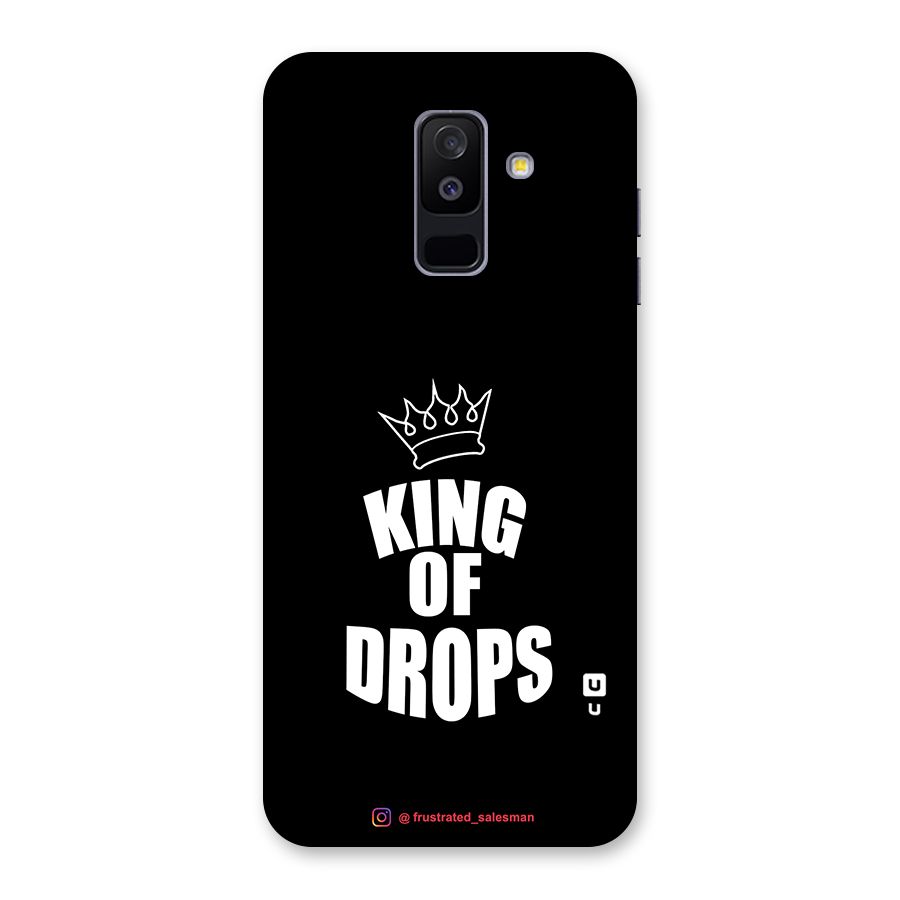 King of Drops Black Back Case for Galaxy A6 Plus