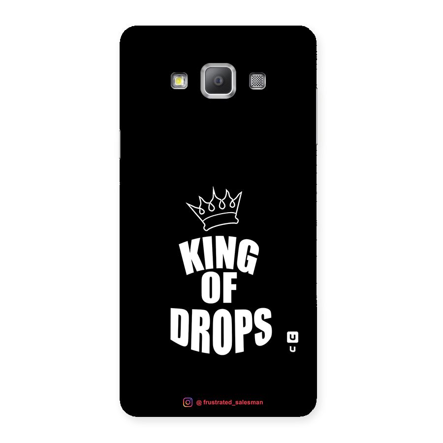 King of Drops Black Back Case for Galaxy A7
