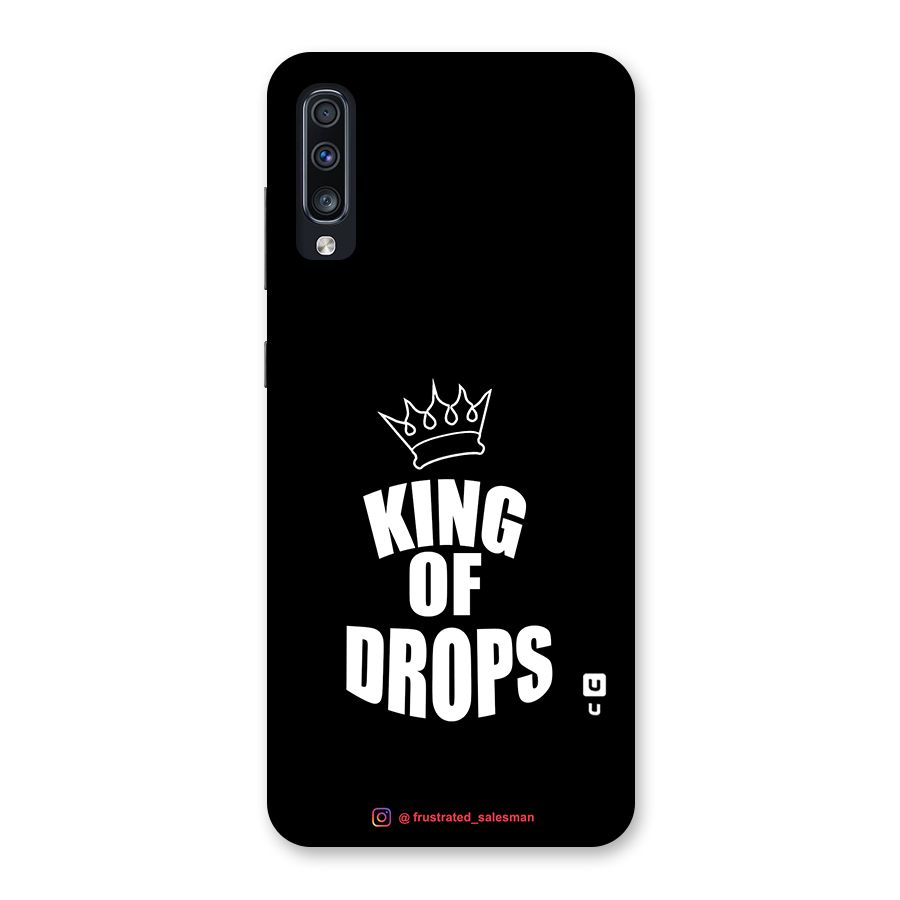 King of Drops Black Back Case for Galaxy A70