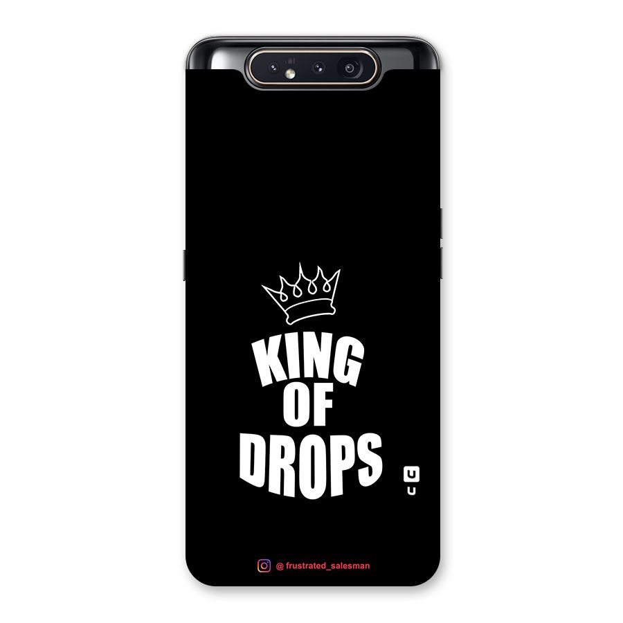 King of Drops Black Back Case for Galaxy A80