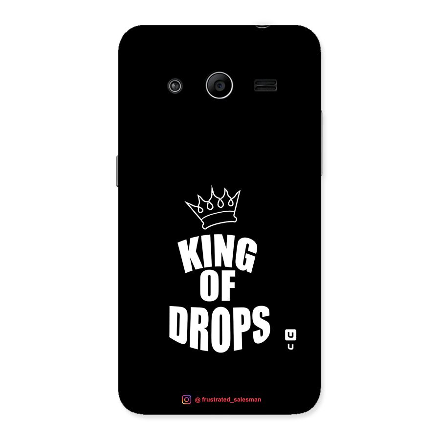 King of Drops Black Back Case for Galaxy Core 2