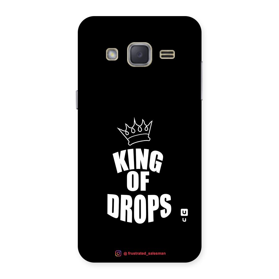 King of Drops Black Back Case for Galaxy J2
