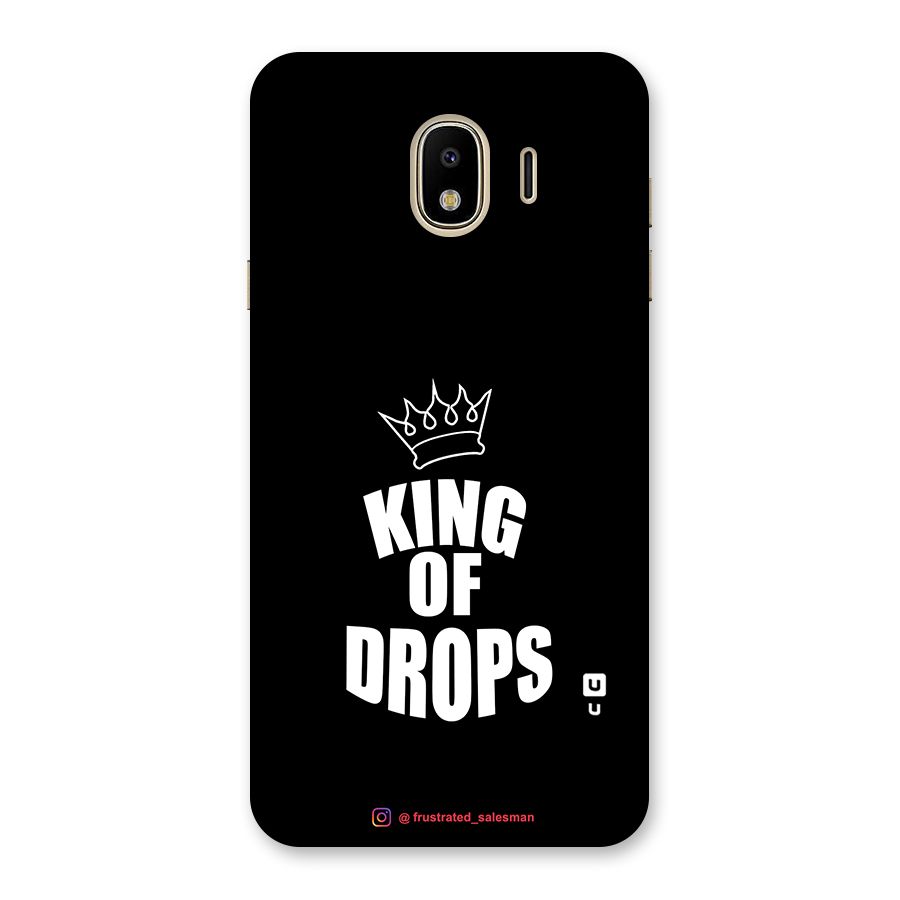 King of Drops Black Back Case for Galaxy J4