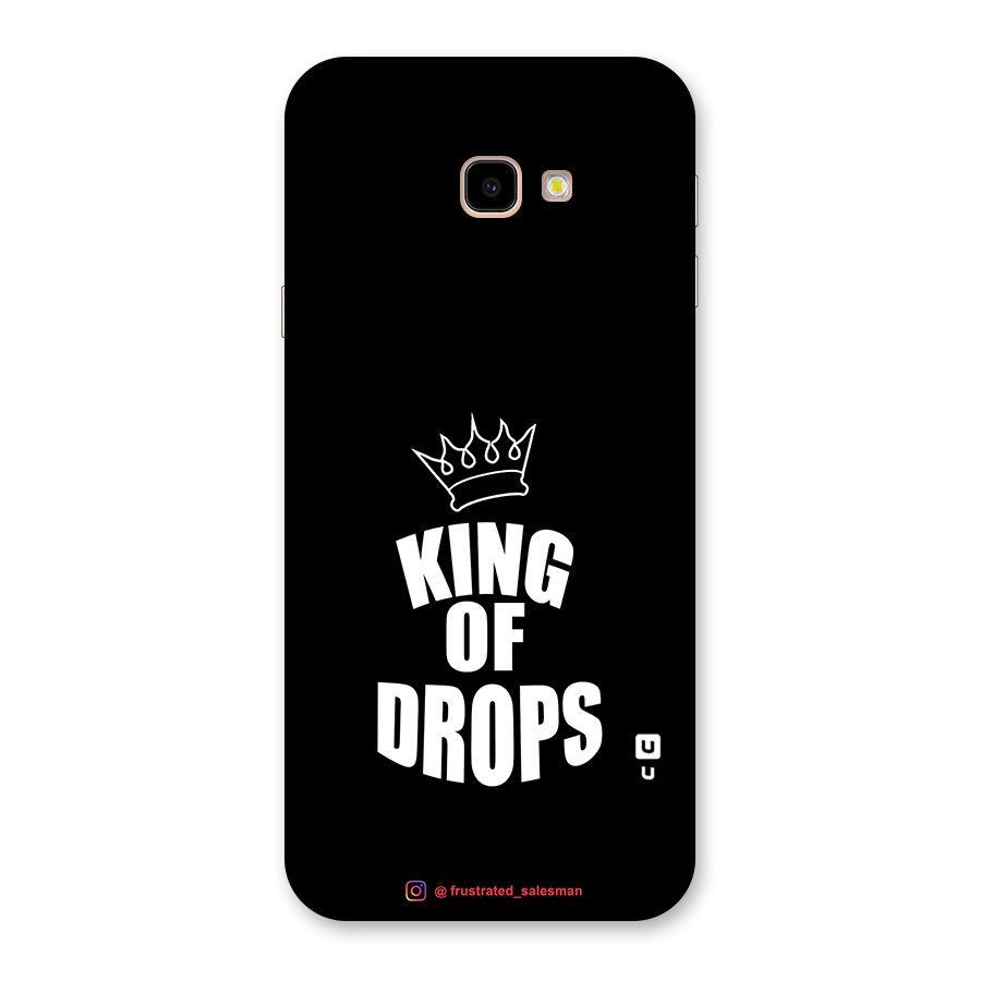 King of Drops Black Back Case for Galaxy J4 Plus