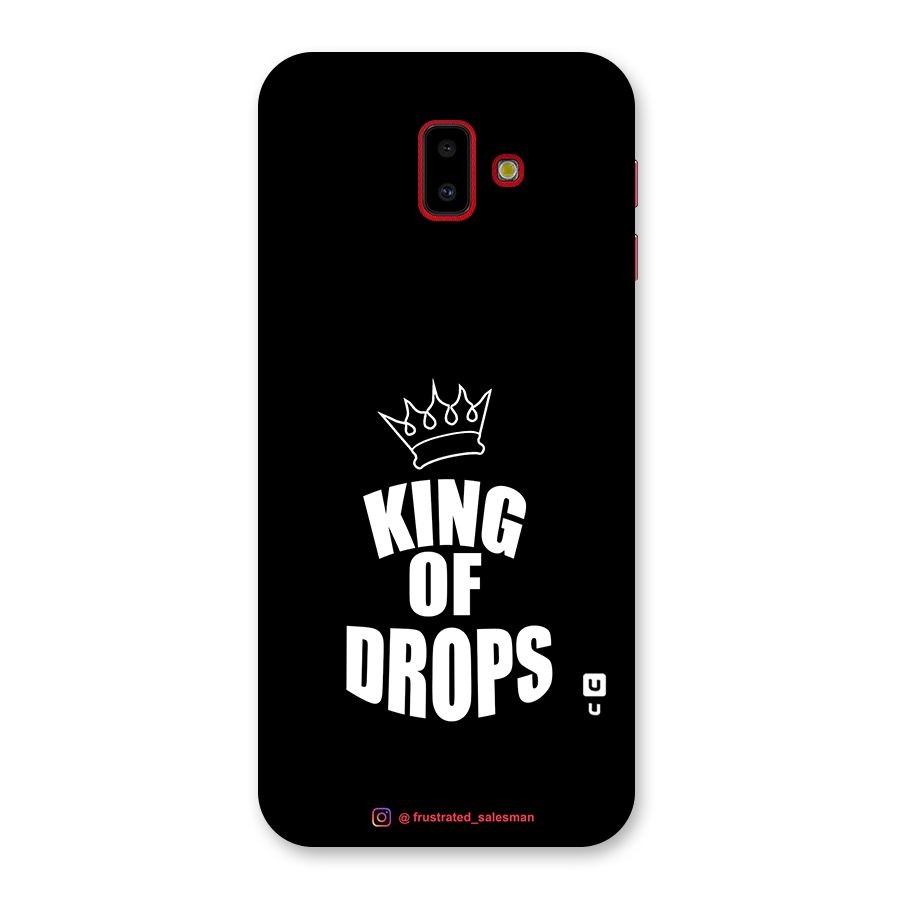 King of Drops Black Back Case for Galaxy J6 Plus