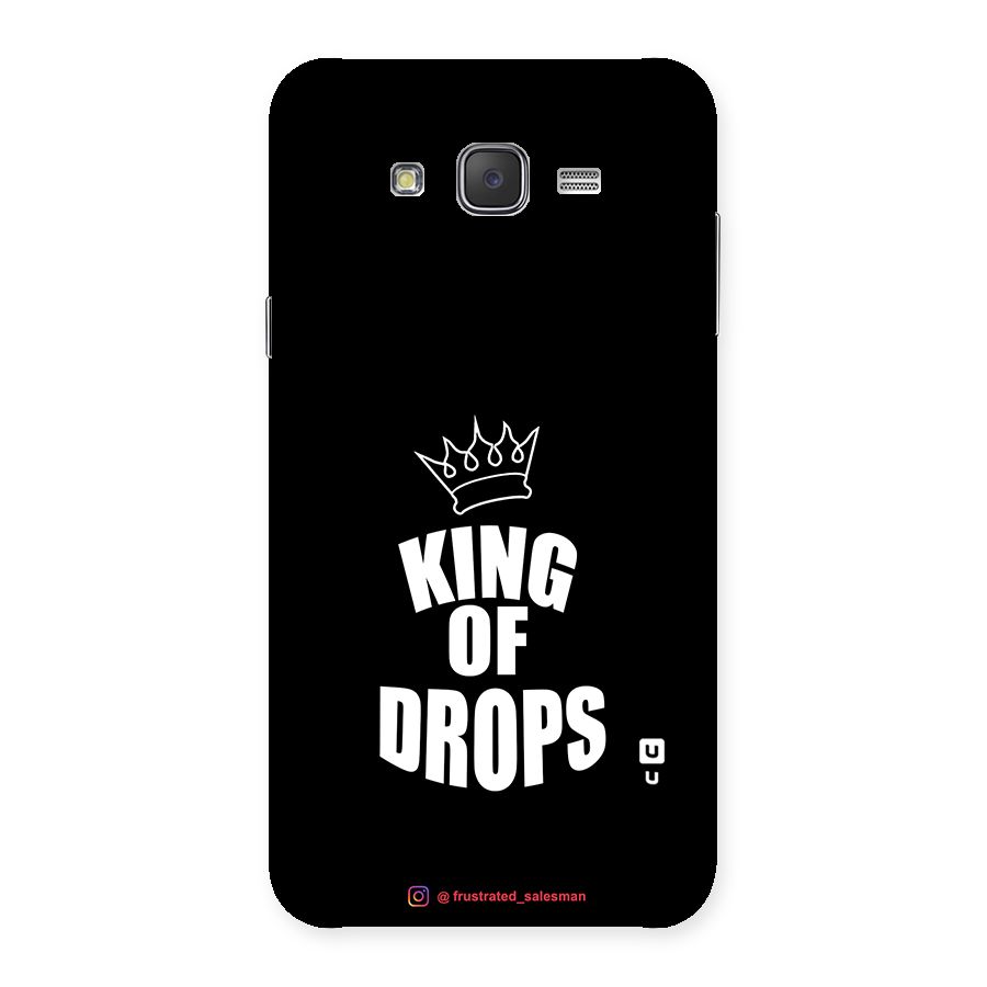 King of Drops Black Back Case for Galaxy J7