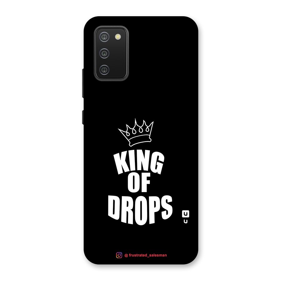 King of Drops Black Back Case for Galaxy M02s