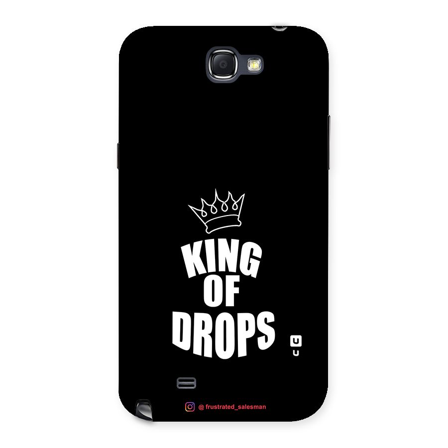 King of Drops Black Back Case for Galaxy Note 2