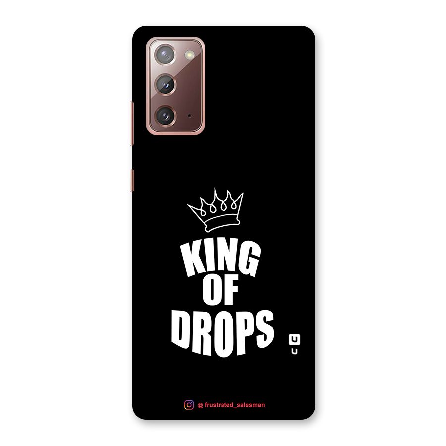 King of Drops Black Back Case for Galaxy Note 20