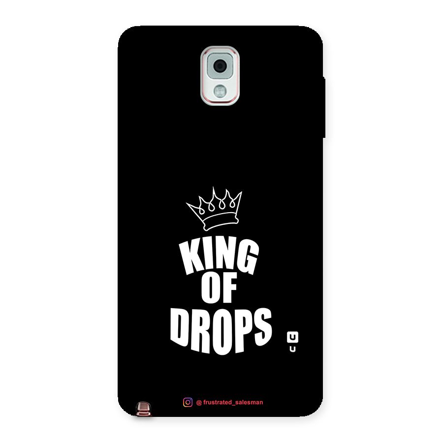 King of Drops Black Back Case for Galaxy Note 3