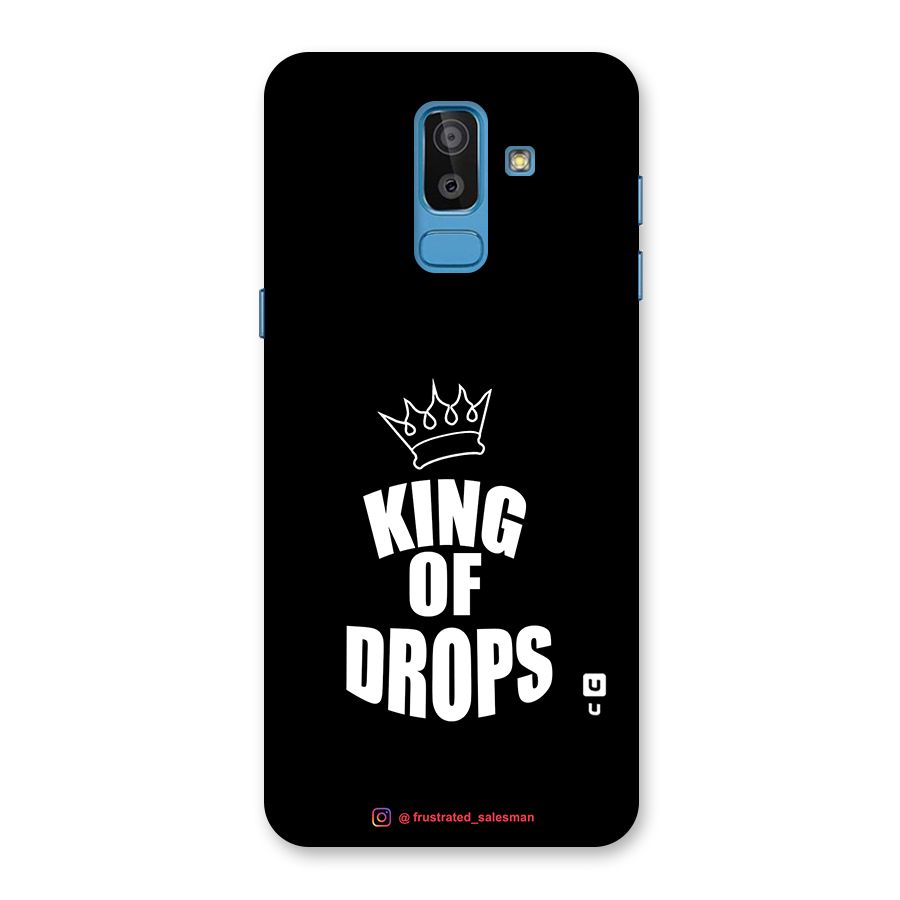 King of Drops Black Back Case for Galaxy On8 (2018)