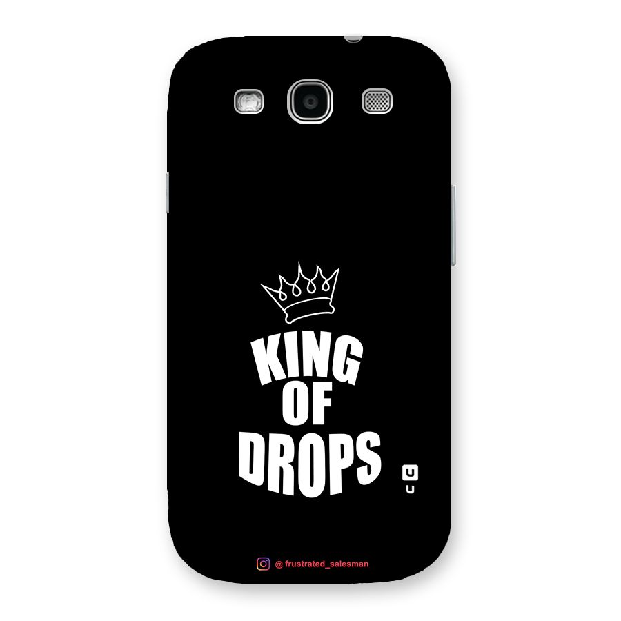 King of Drops Black Back Case for Galaxy S3