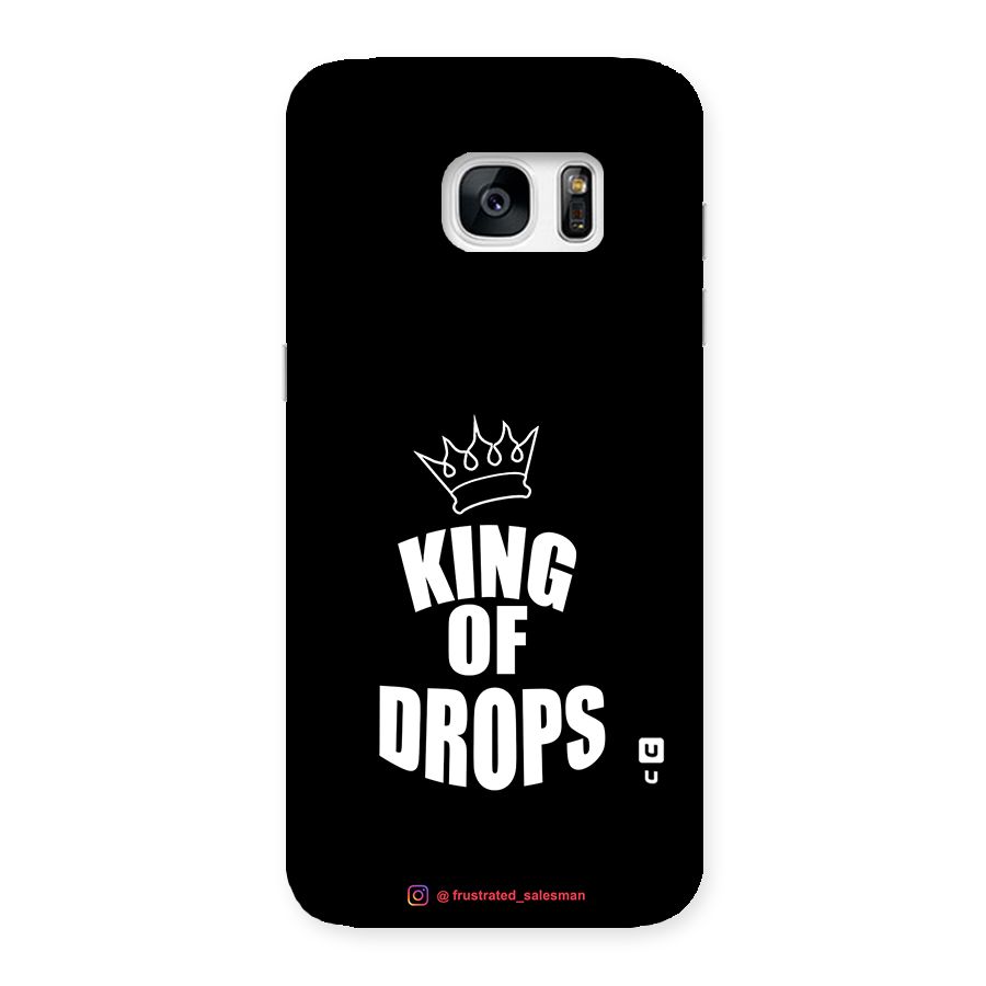 King of Drops Black Back Case for Galaxy S7 Edge