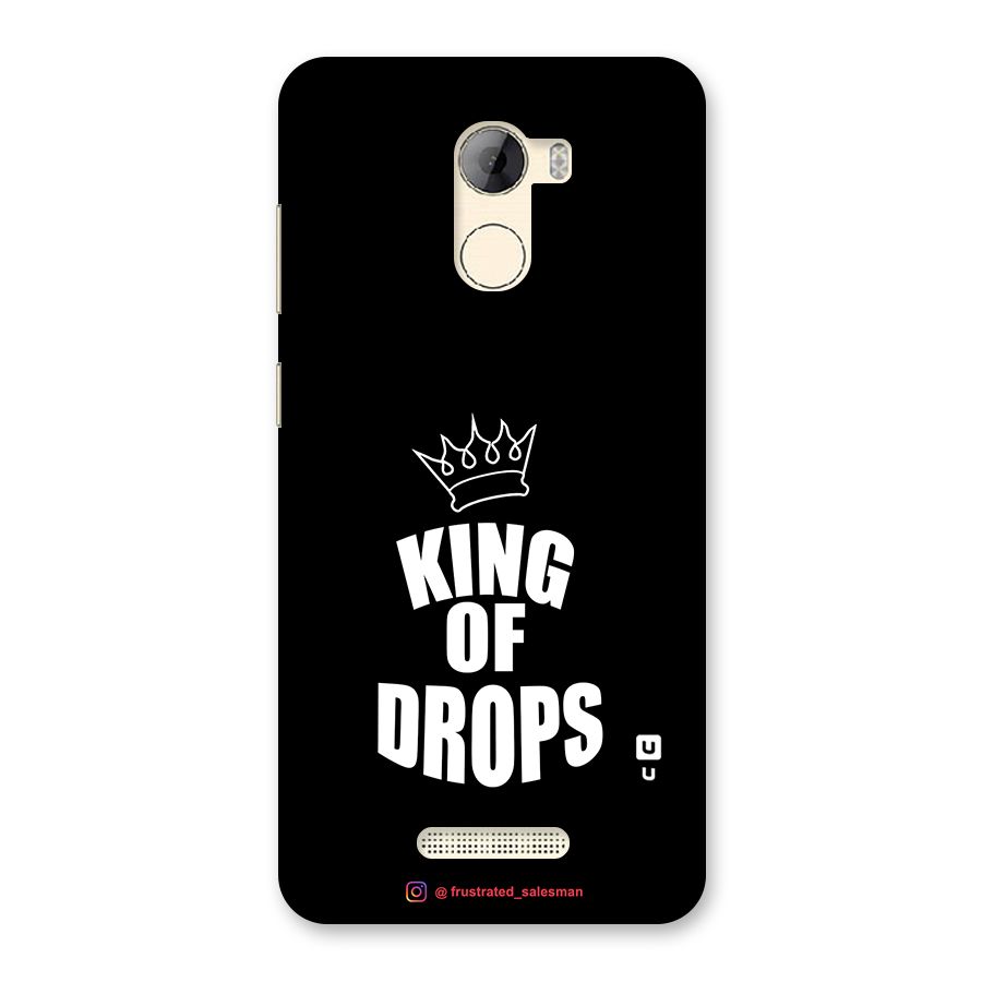 King of Drops Black Back Case for Gionee A1 LIte