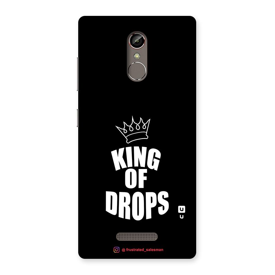 King of Drops Black Back Case for Gionee S6s