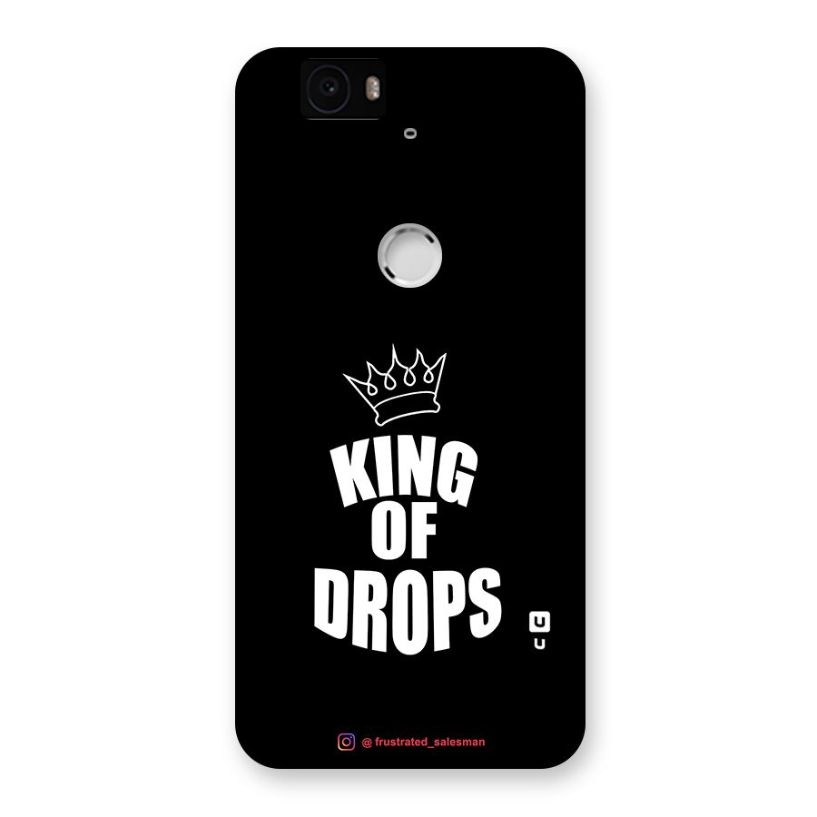 King of Drops Black Back Case for Google Nexus-6P
