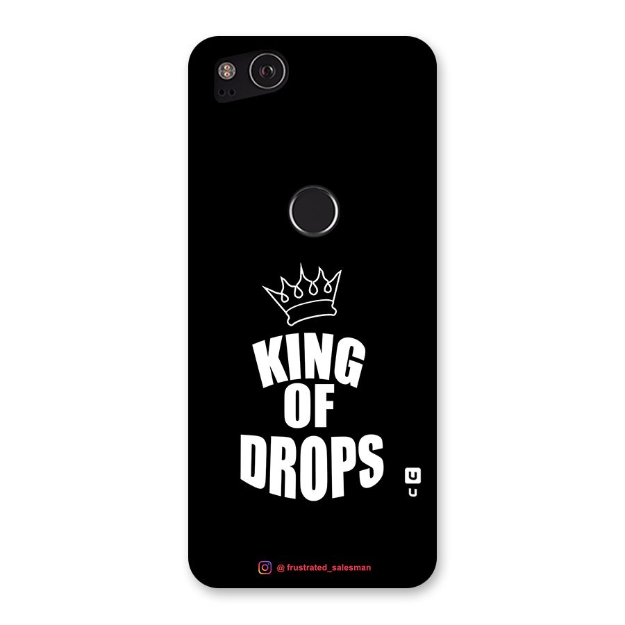 King of Drops Black Back Case for Google Pixel 2
