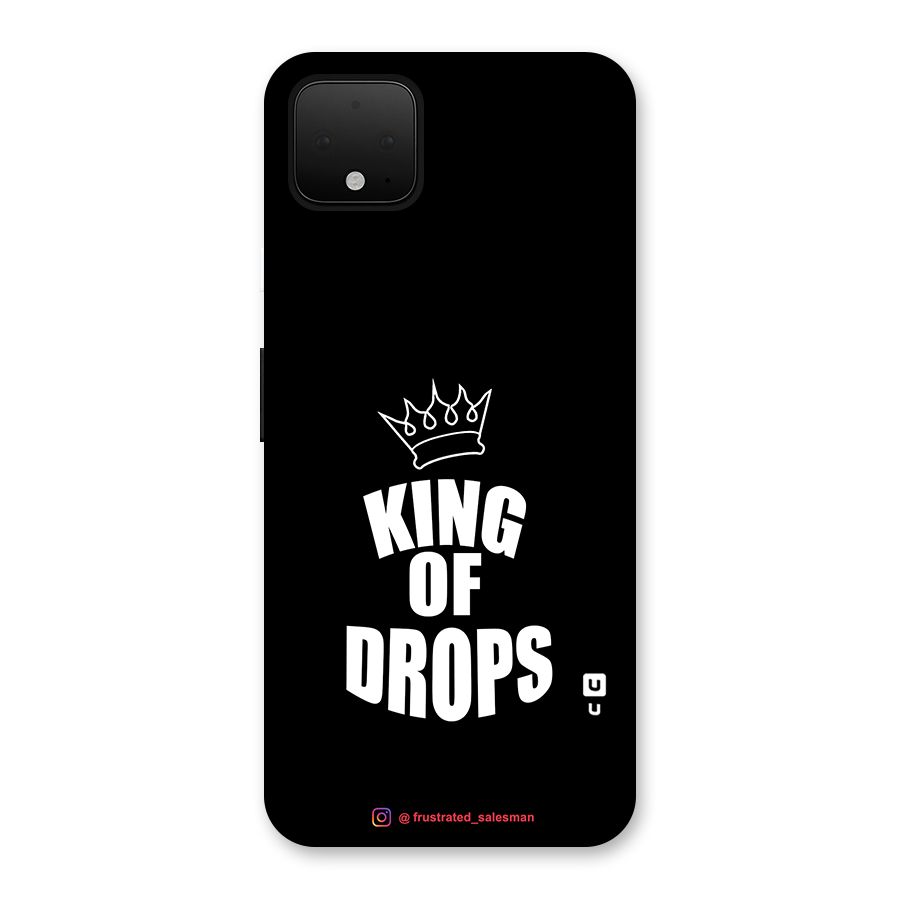 King of Drops Black Back Case for Google Pixel 4 XL