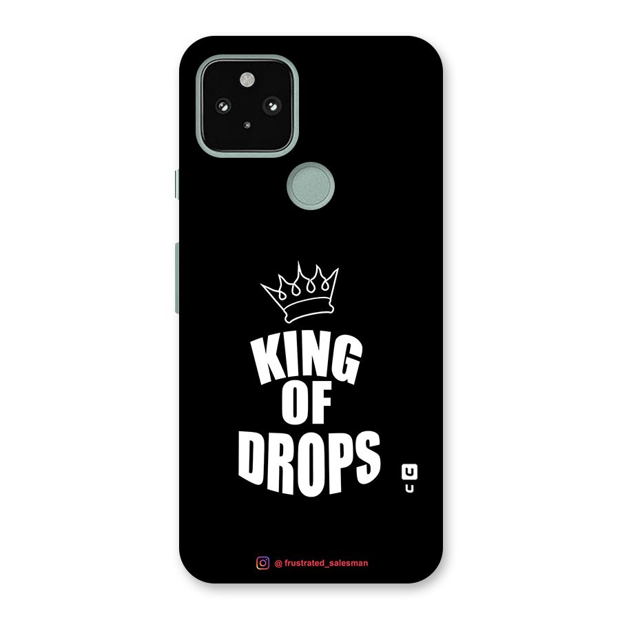 King of Drops Black Back Case for Google Pixel 5