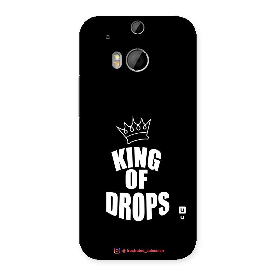King of Drops Black Back Case for HTC One M8