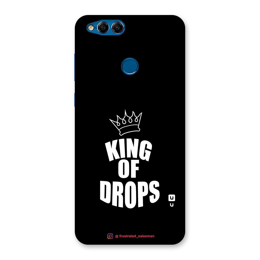 King of Drops Black Back Case for Honor 7X