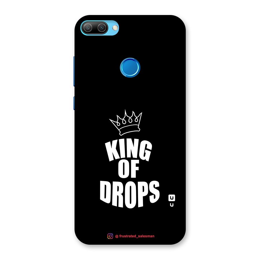 King of Drops Black Back Case for Honor 9N