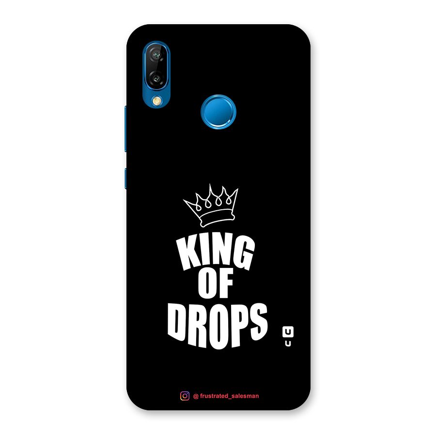 King of Drops Black Back Case for Huawei P20 Lite