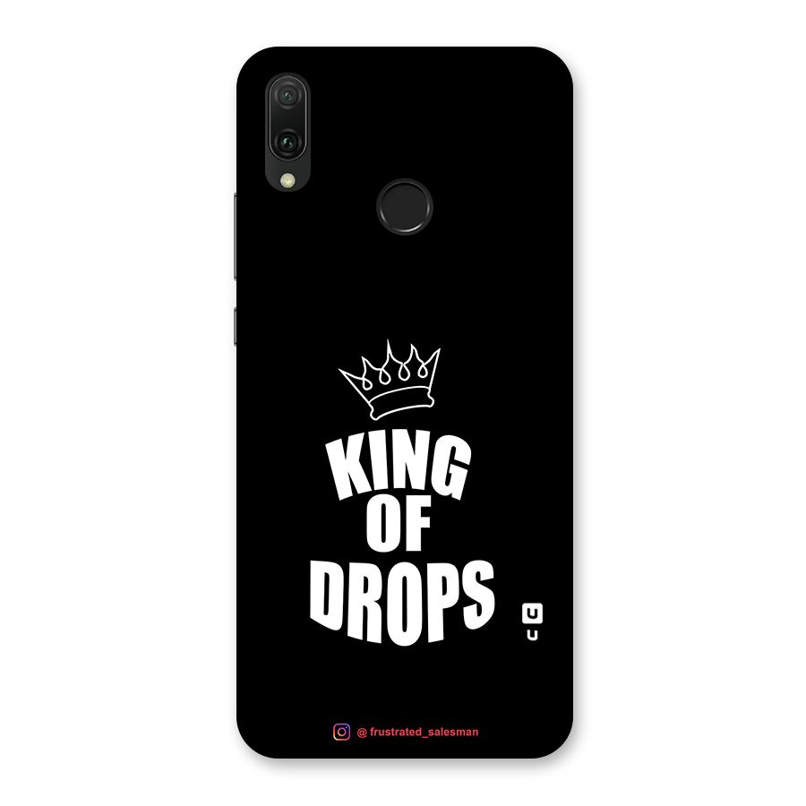King of Drops Black Back Case for Huawei Y9 (2019)