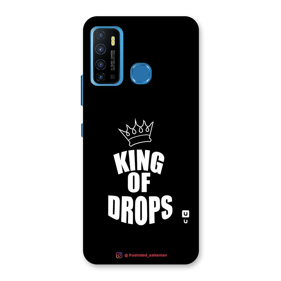 King of Drops Black Back Case for Infinix Hot 9