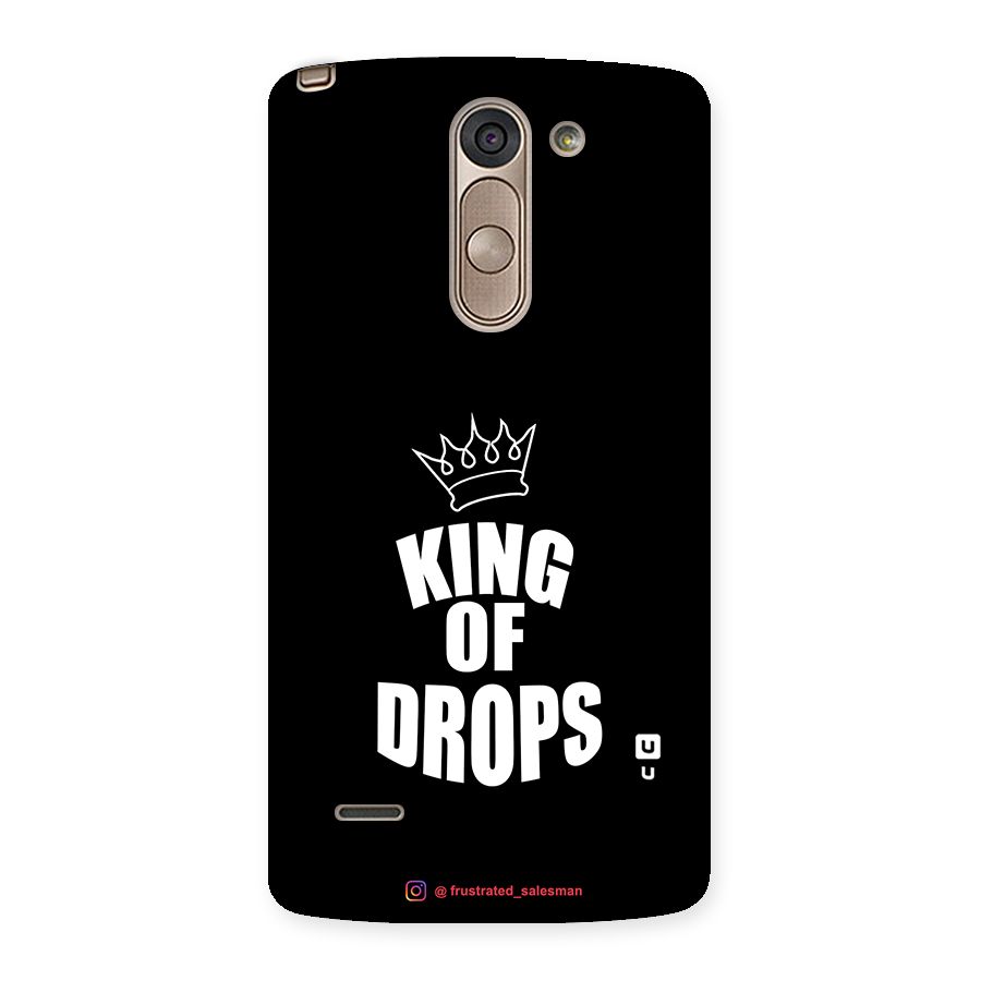 King of Drops Black Back Case for LG G3 Stylus