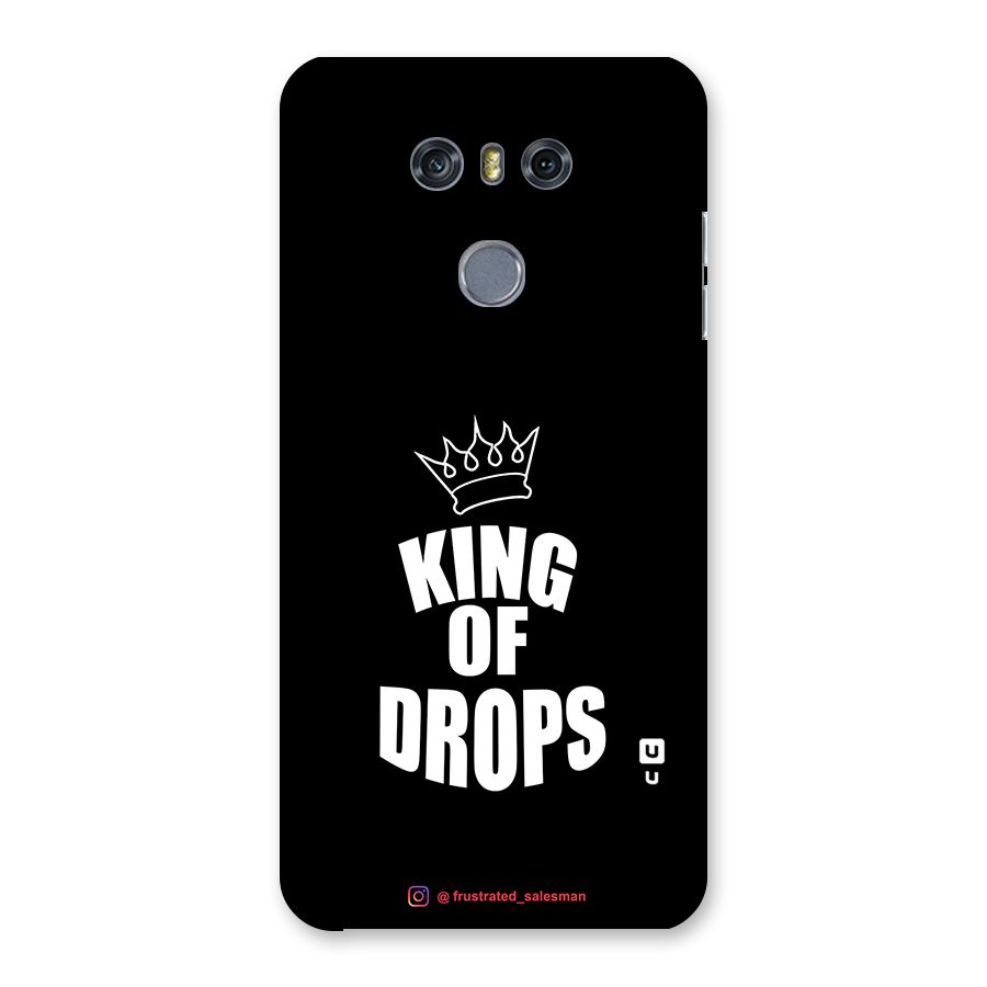 King of Drops Black Back Case for LG G6