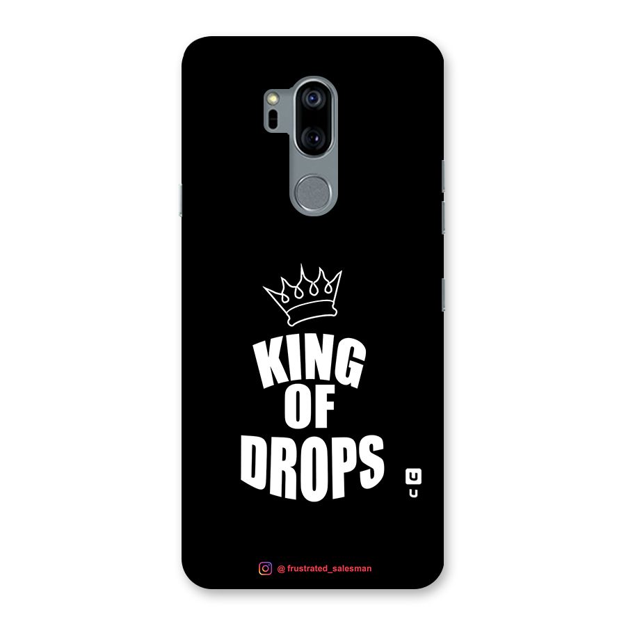 King of Drops Black Back Case for LG G7