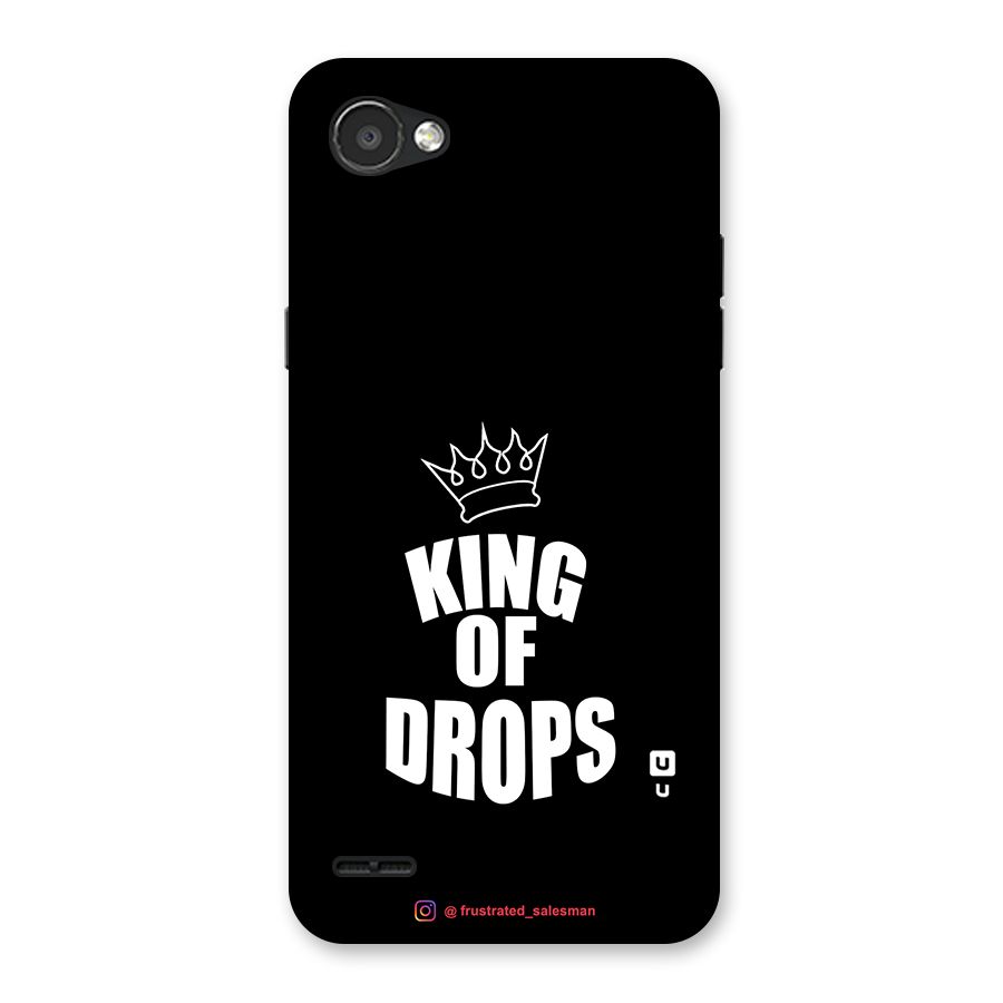 King of Drops Black Back Case for LG Q6