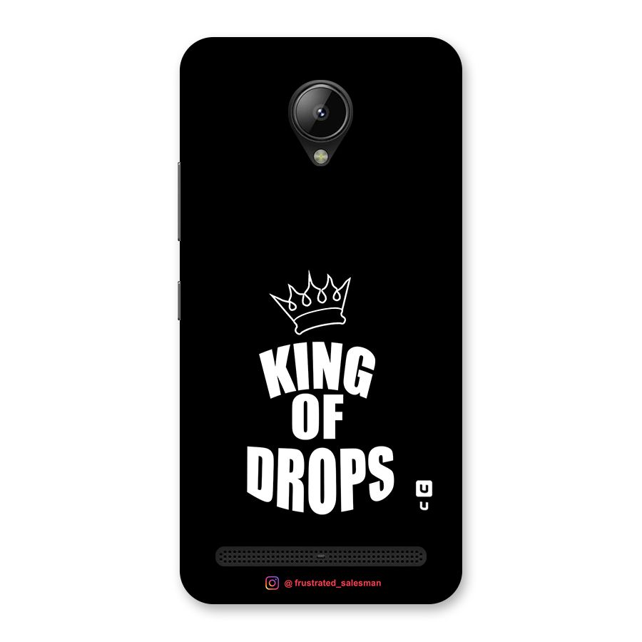 King of Drops Black Back Case for Lenovo C2