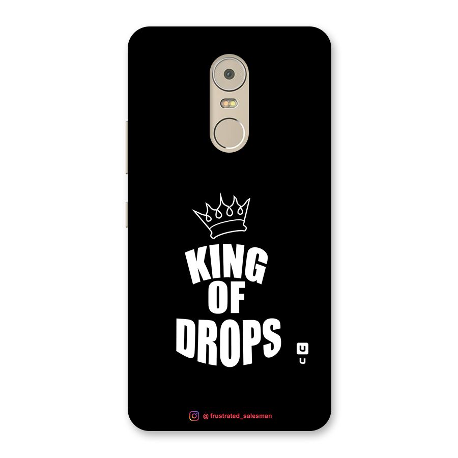 King of Drops Black Back Case for Lenovo K6 Note