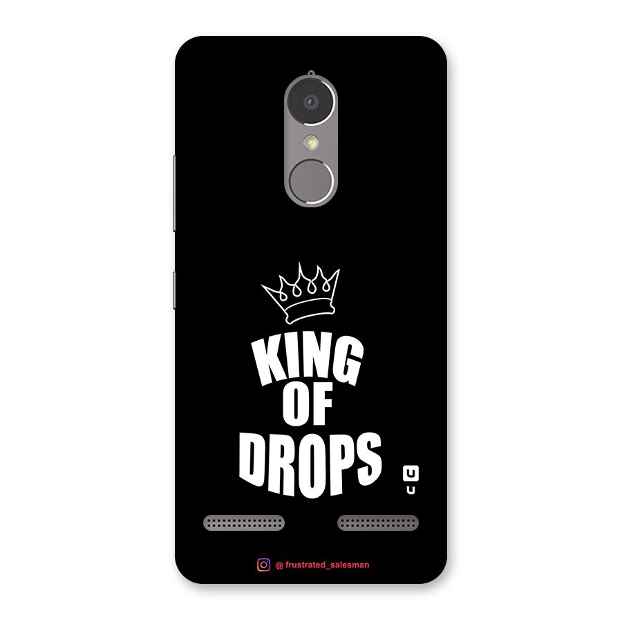 King of Drops Black Back Case for Lenovo K6 Power