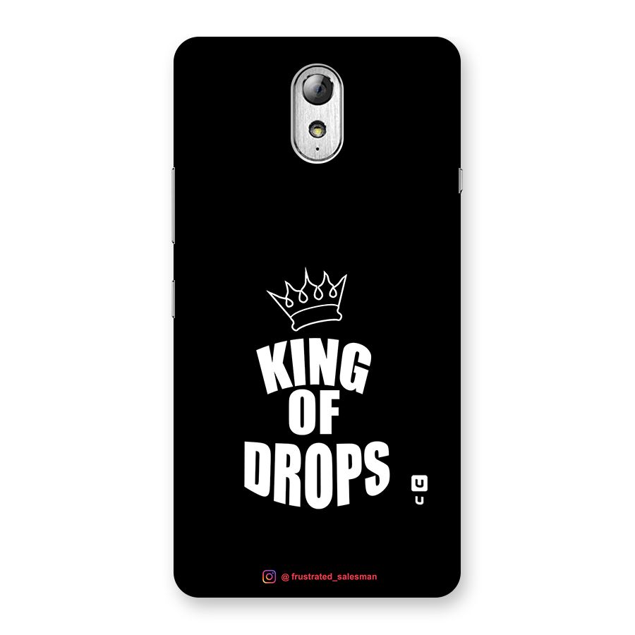 King of Drops Black Back Case for Lenovo Vibe P1M