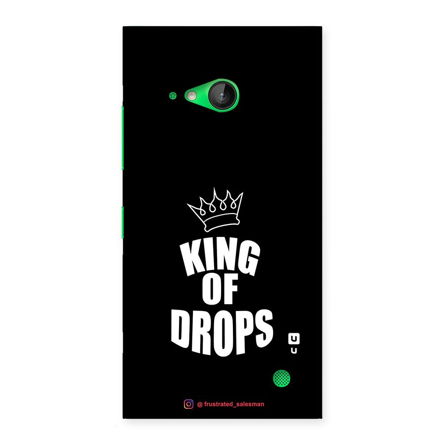 King of Drops Black Back Case for Lumia 730