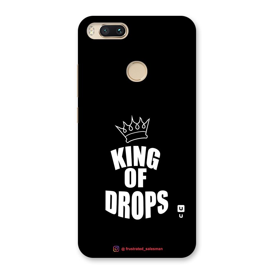 King of Drops Black Back Case for Mi A1