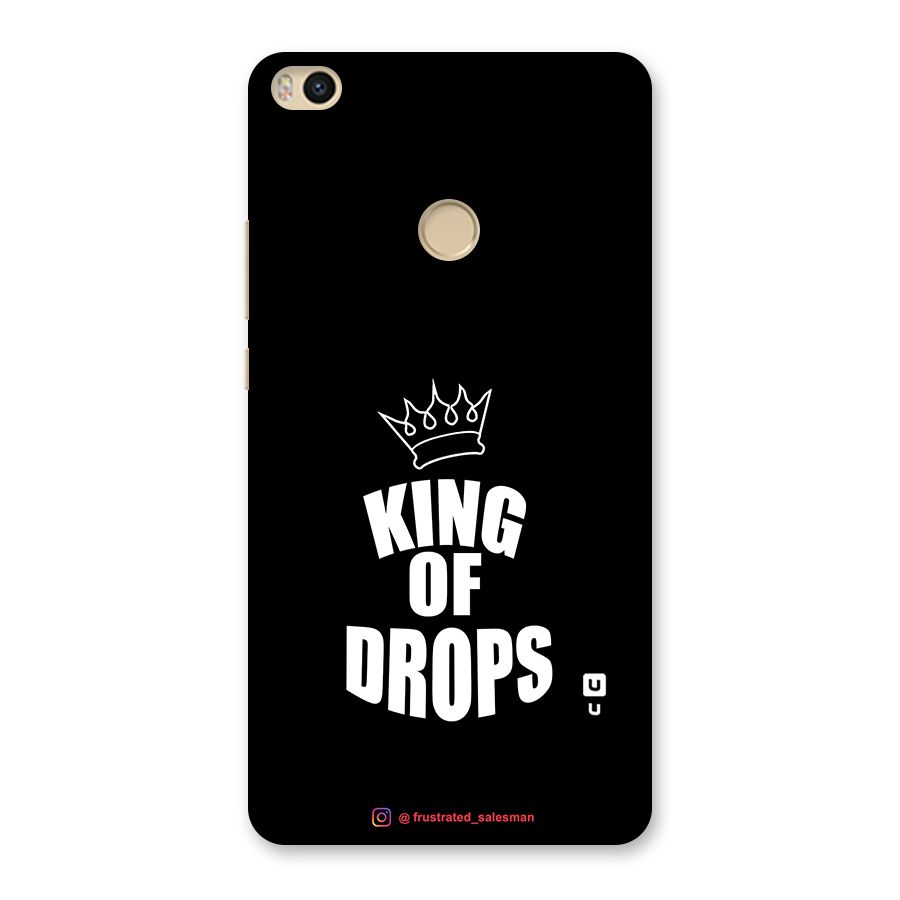 King of Drops Black Back Case for Mi Max 2