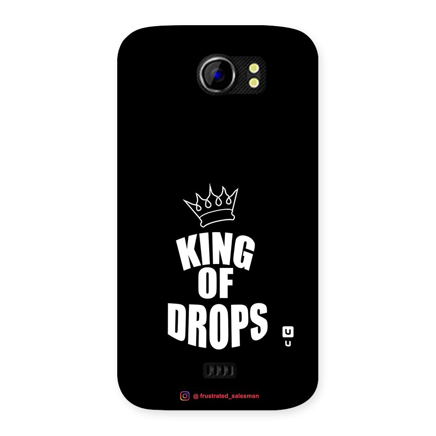 King of Drops Black Back Case for Micromax Canvas 2 A110