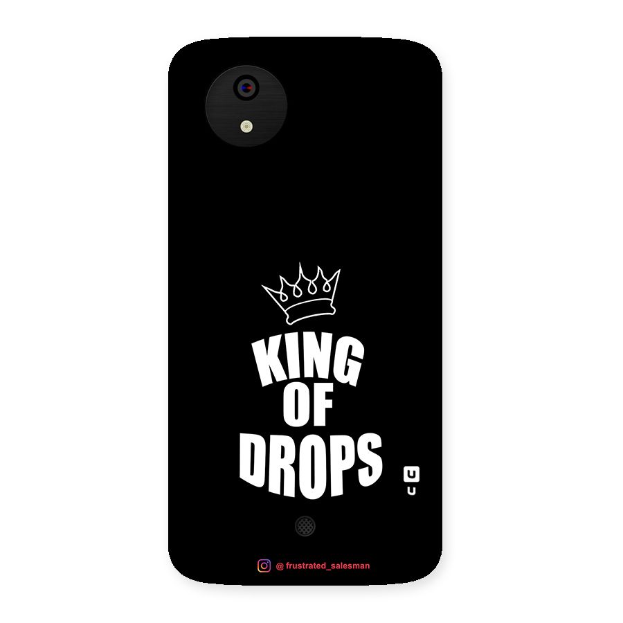 King of Drops Black Back Case for Micromax Canvas A1
