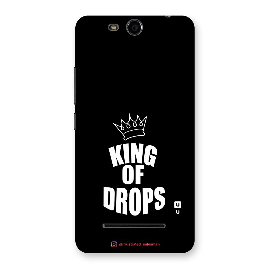 King of Drops Black Back Case for Micromax Canvas Juice 3 Q392