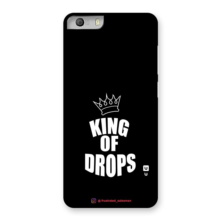 King of Drops Black Back Case for Micromax Canvas Knight 2